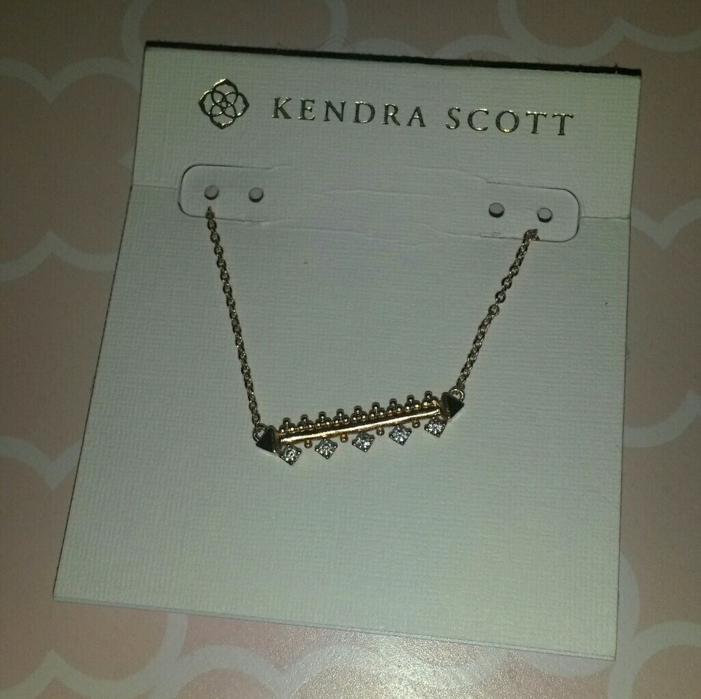 Kendra Scott Anissa bar pendant necklace
